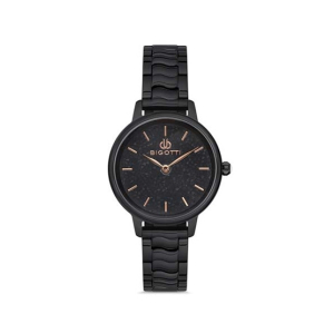 Bigotti Milano Stainless Steel Women's Watch Black (BG.1.10142-6)