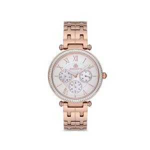 Bigotti Analog Femme's Stainless Steel Women's Watch Rose Gold (BG.1.10145-4)