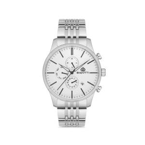 Bigotti Stainless Steel Men's Watch Silver (BG.1.10153-1)