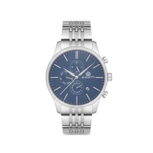 Bigotti Analog Stainless Steel Men's Watch Silver (BG.1.10153-3)