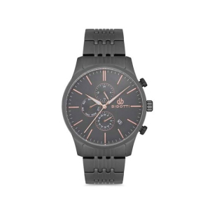 Bigotti Stainless Steel Men's Watch Black (BG.1.10153-4)