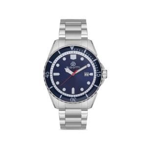 Bigotti Milano Stainless Steel Men's Watch Silver (BG.1.10162-2)