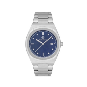 Bigotti Milano Stainless Steel Men's Watch Silver (BG.1.10164-6)