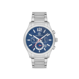 Bigotti Analog Stainless Steel Men's Watch Silver (BG.1.10166-3)