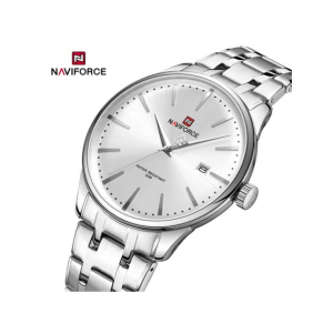 Naviforce Gentle Flutter Edition Watch For Men Silver (NF-9230-1)