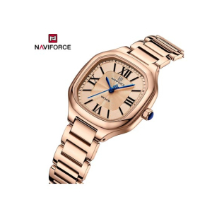 Naviforce Femme Square Edition Watch For Women Gold (NF-5042-3)