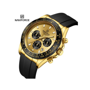 Naviforce Flex Chrono Edition Watch For Men Black (NF-8054-6)
