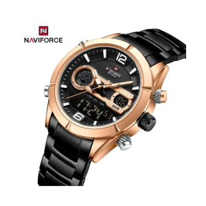 Naviforce Elite Edition Watch For Men Black - (NF-9232-4)