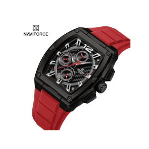 Naviforce Square Force Watch For Men Red (NF-8050-2)