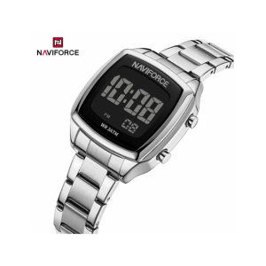 Naviforce Radiance Digital Watch For Women Silver (NF-5047-7)