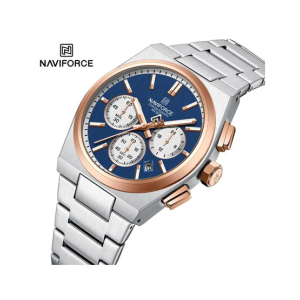 Naviforce Bond Chrono Watch For Men Two Tone (NF-8048G-3)