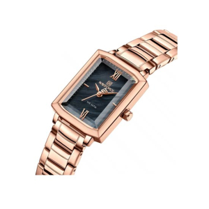 Naviforce Square Edition Watch For Women Rose Gold (NF-5039-10)