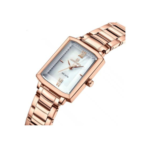 Naviforce Square Edition Watch For Women Rose Gold (NF-5039-13)