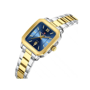 Naviforce Sleek Square Watch For Women Two Tone (NF-9239l-2)