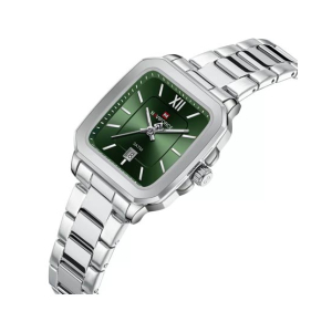 Naviforce Sleek Square Watch For Women Silver (NF-9239l-5)