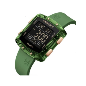 Naviforce Digitron Watch For Women Green (NF-7121-4)