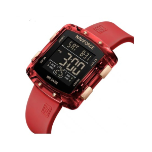 Naviforce Digitron Watch For Women Red (NF-7121-8)