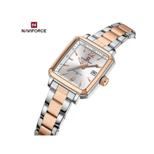 Naviforce Square Class Edition Watch For Women Two Tone (NF-9252l-5)