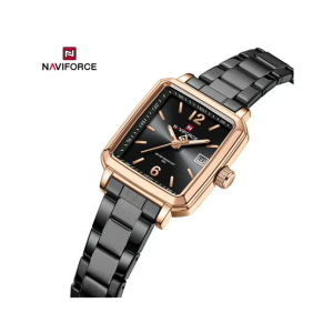 Naviforce Square Class Edition Watch For Women Black (NF-9252l-3)