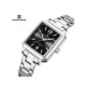 Naviforce Square Class Edition Watch For Women Silver (NF-9252g-6)