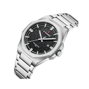 Naviforce Elan Watch For Men Silver (NF-9245-6)