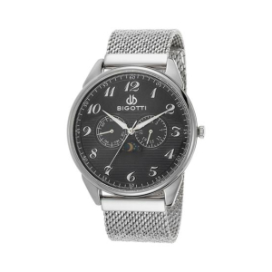 Bigotti Analog Stainless Steel Men's Watch Silver (BG.1.10020-2)