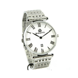Bigotti Analog Stainless Steel Men’s Watch Silver (BG.1.10032.1)
