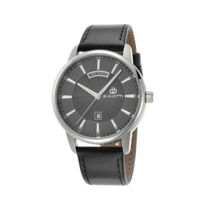 Bigotti Milano Leather Men's Watch Black (BG.1.10054-1)