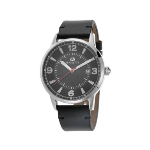 Bigotti Milano Leather Men's Watch Black (BG.1.10085-1)