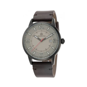 Bigotti Milano Leather Men's Watch Black (BG.1.10085-3)