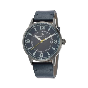 Bigotti Milano Leather Men's Watch Black (BG.1.10085-5)