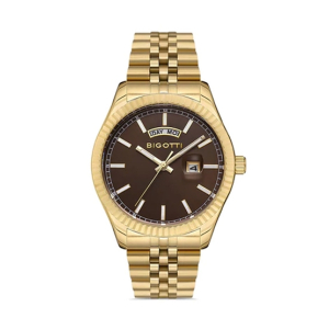 Bigotti Stainless Steel Men's Watch Golden (BG.1.10295-3)