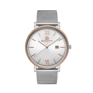 Bigotti Stainless Steel Men's Watch Silver (BG.1.10300-4)