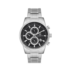 Bigotti Stainless Steel Men's Watch Silver (BG.1.10307-2)