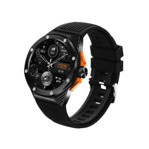 Dany Evolution Silicone Smartwatch-Black & Orange