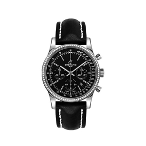 Breitling Transocean Chronograph Diamond Men's Watch Black (AB015253/BA99-435X)
