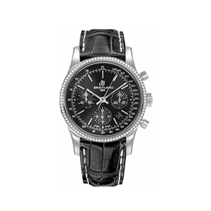 Breitling Transocean Men's Watch Black (AB015253/BA99-743P)
