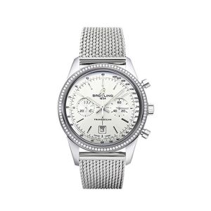 Breitling Transocean Men's Watch Silver (A4131053/G757-171A)