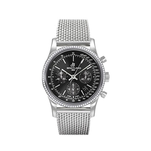 Breitling Transocean Men's Watch Silver (AB015253/BA99-154A)