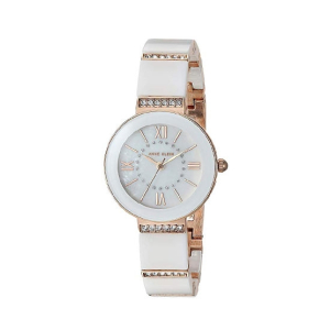 Anne Klein Swarovski Watch For Women White (AK/3340WTRG)