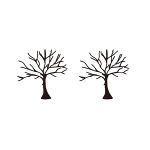 G-Mart Winter Tree Body Art Temporary Tattoo Pack Of 2 