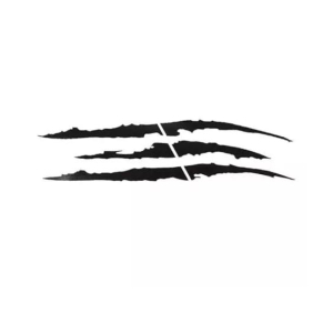 G-Mart Car Reflective Monster Stripe Claw Sticker