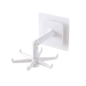 G-Mart 360 Degree Wall Mounted Six Hooks Holder