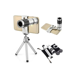 G-Mart 12x Zoom Lens With Tripod For Mobile