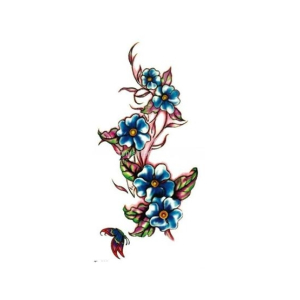 G-Mart Beautiful  Flower Temporary Tattoo Sticker