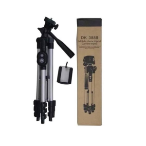 G-Mart Portable Mobile Phone Tripod - Silver (DK-3888)