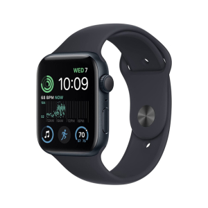 Apple Watch SE 44MM Midnight Aluminium Case with Midnight Sport Band - GPS (2022)