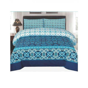 Chenab Collection Double Size Bed Sheet (812)