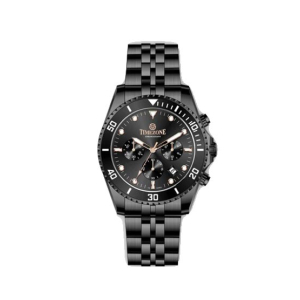 Timezone Chronograph Eclipse Watch For Men (TZ-1329)-Rose Gold