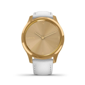Garmin Vivomove Luxe Hybrid Smartwatch For Women White